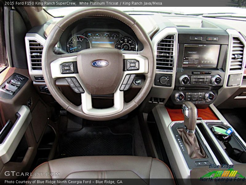 White Platinum Tricoat / King Ranch Java/Mesa 2015 Ford F150 King Ranch SuperCrew