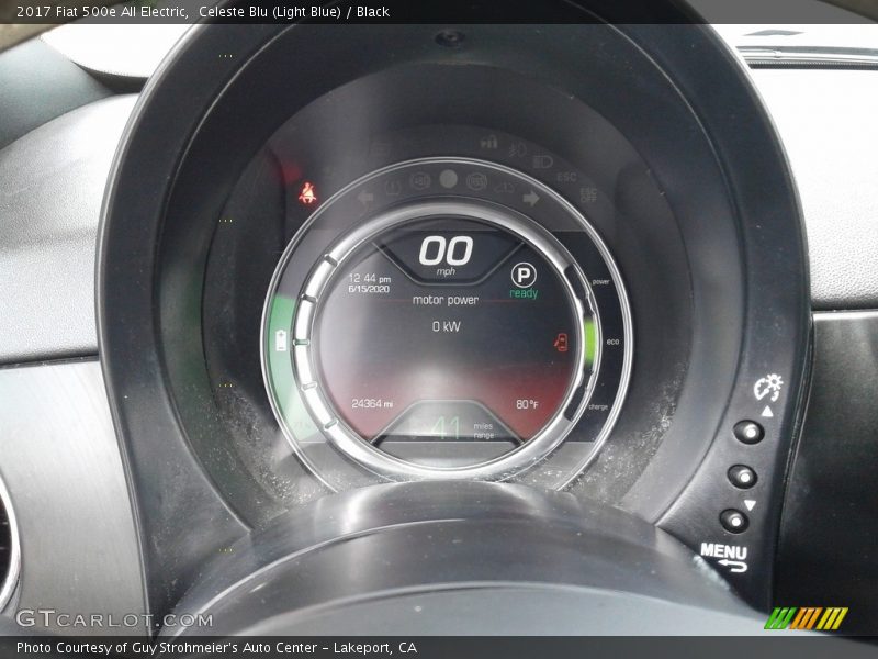  2017 500e All Electric All Electric Gauges