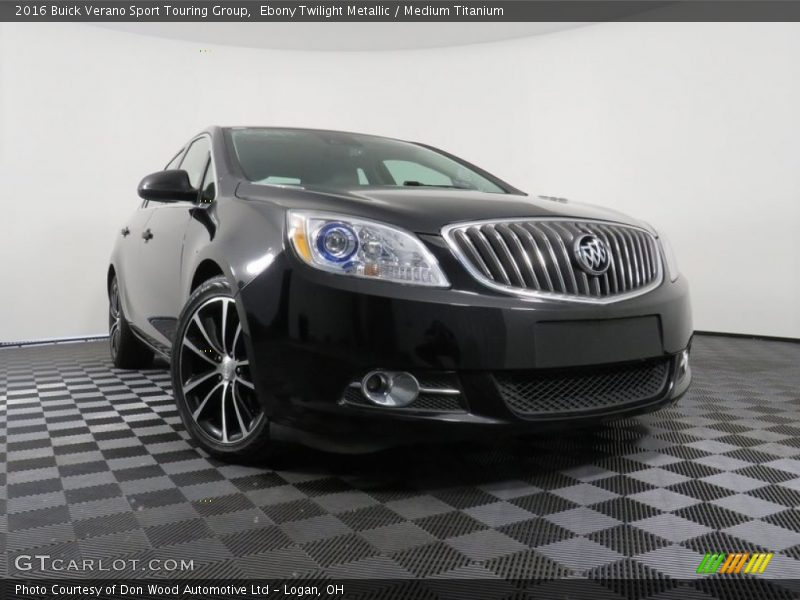 Ebony Twilight Metallic / Medium Titanium 2016 Buick Verano Sport Touring Group