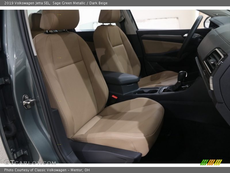 Sage Green Metallic / Dark Beige 2019 Volkswagen Jetta SEL
