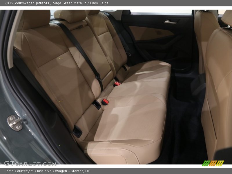Sage Green Metallic / Dark Beige 2019 Volkswagen Jetta SEL