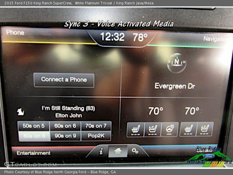 White Platinum Tricoat / King Ranch Java/Mesa 2015 Ford F150 King Ranch SuperCrew