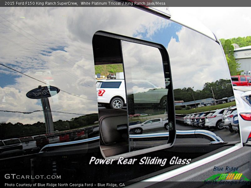 White Platinum Tricoat / King Ranch Java/Mesa 2015 Ford F150 King Ranch SuperCrew