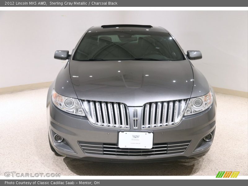 Sterling Gray Metallic / Charcoal Black 2012 Lincoln MKS AWD