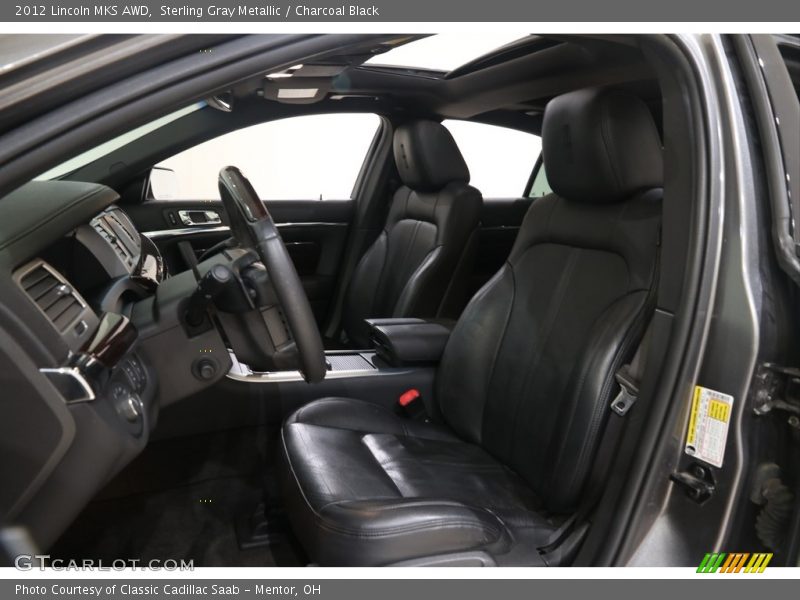 Sterling Gray Metallic / Charcoal Black 2012 Lincoln MKS AWD