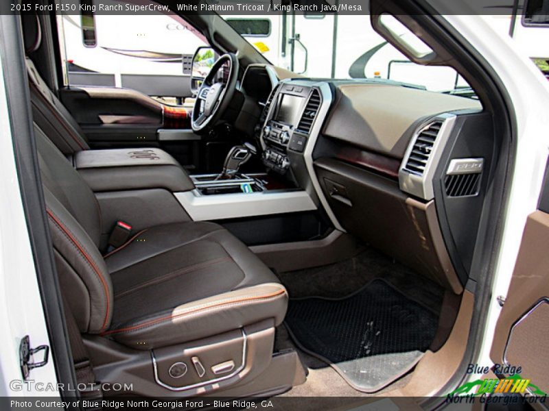 White Platinum Tricoat / King Ranch Java/Mesa 2015 Ford F150 King Ranch SuperCrew