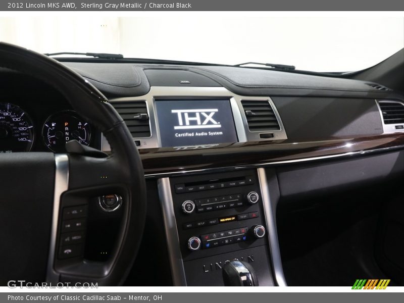 Sterling Gray Metallic / Charcoal Black 2012 Lincoln MKS AWD