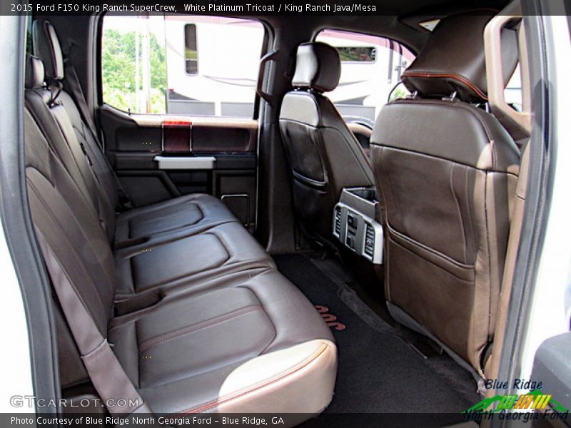 White Platinum Tricoat / King Ranch Java/Mesa 2015 Ford F150 King Ranch SuperCrew