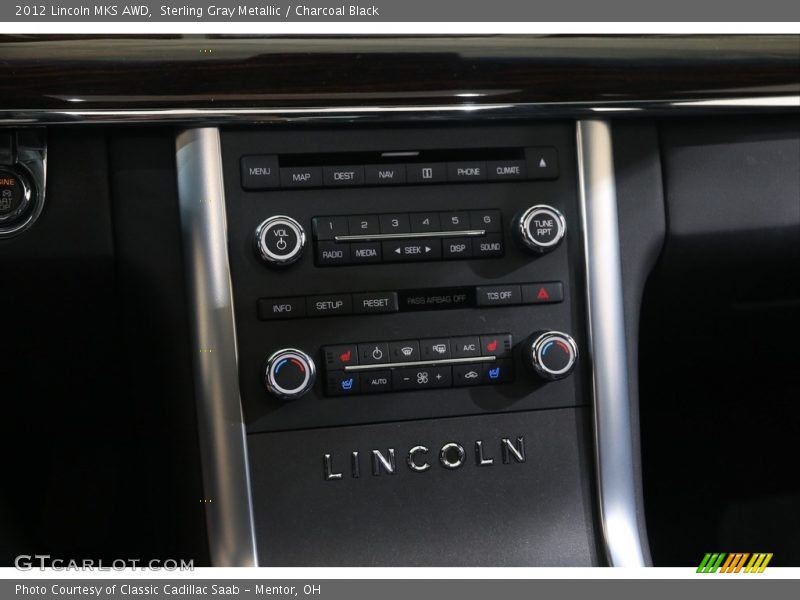 Sterling Gray Metallic / Charcoal Black 2012 Lincoln MKS AWD