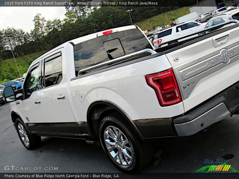 White Platinum Tricoat / King Ranch Java/Mesa 2015 Ford F150 King Ranch SuperCrew