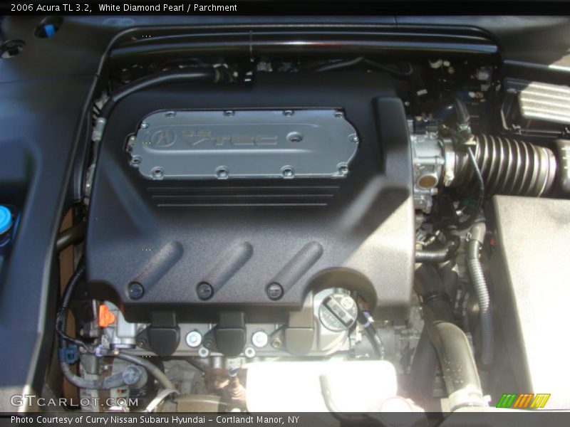 White Diamond Pearl / Parchment 2006 Acura TL 3.2