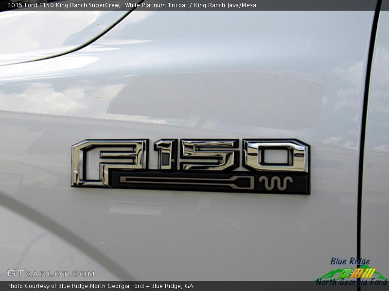 White Platinum Tricoat / King Ranch Java/Mesa 2015 Ford F150 King Ranch SuperCrew