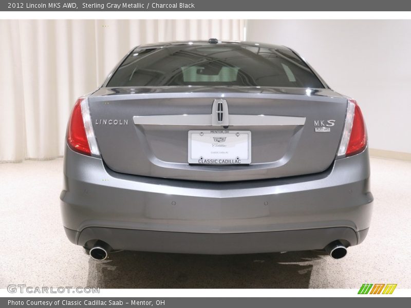 Sterling Gray Metallic / Charcoal Black 2012 Lincoln MKS AWD