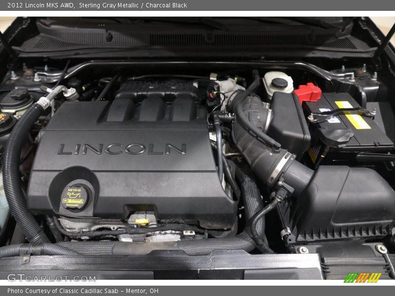 Sterling Gray Metallic / Charcoal Black 2012 Lincoln MKS AWD