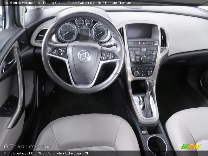 Ebony Twilight Metallic / Medium Titanium 2016 Buick Verano Sport Touring Group
