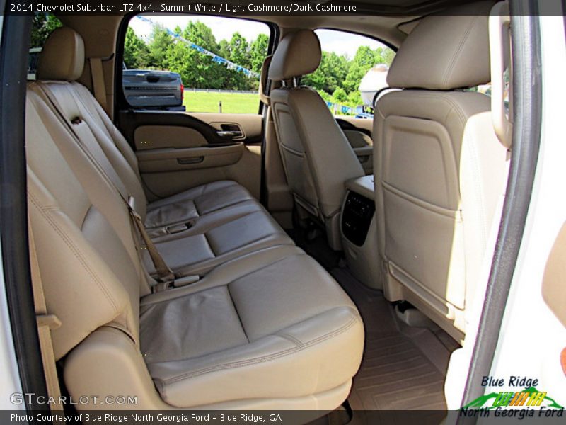 Summit White / Light Cashmere/Dark Cashmere 2014 Chevrolet Suburban LTZ 4x4