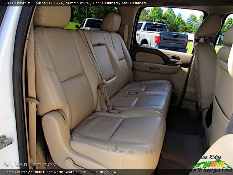 Summit White / Light Cashmere/Dark Cashmere 2014 Chevrolet Suburban LTZ 4x4