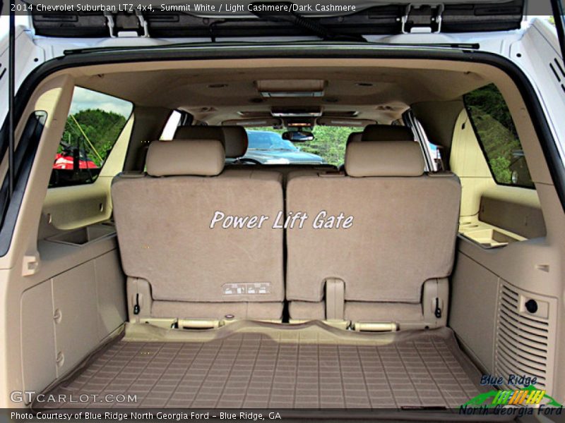 Summit White / Light Cashmere/Dark Cashmere 2014 Chevrolet Suburban LTZ 4x4