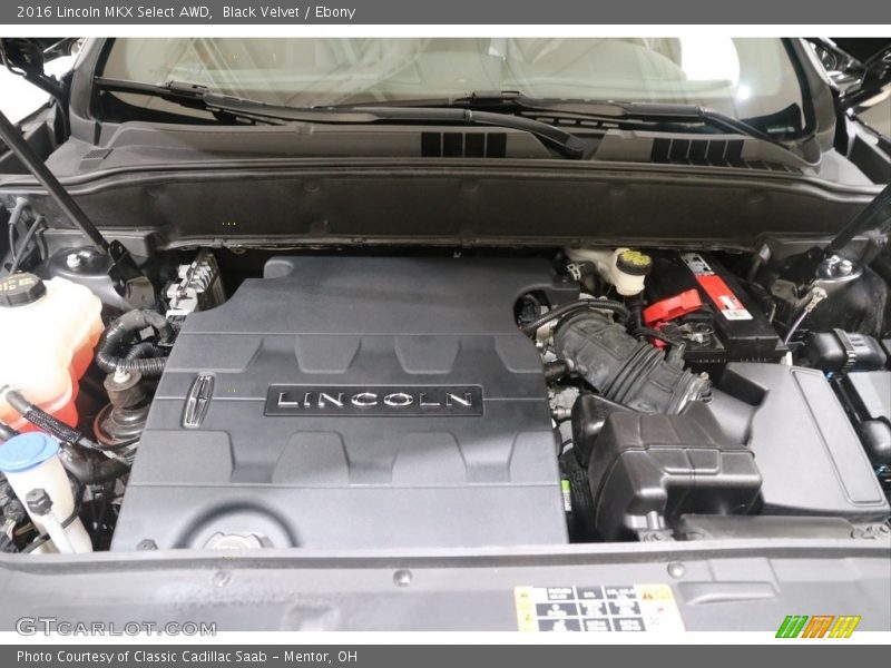  2016 MKX Select AWD Engine - 3.7 Liter DOHC 24-Valve Ti-VCT V6