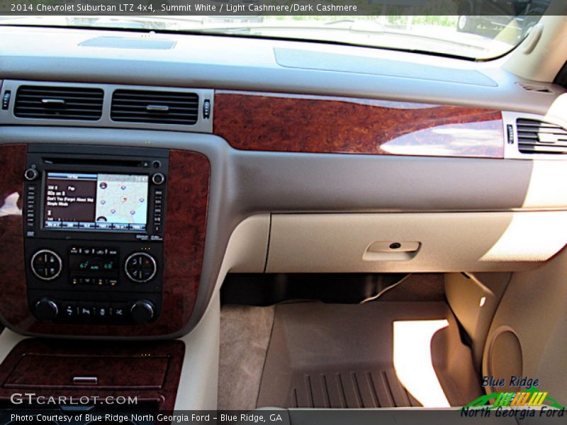 Summit White / Light Cashmere/Dark Cashmere 2014 Chevrolet Suburban LTZ 4x4