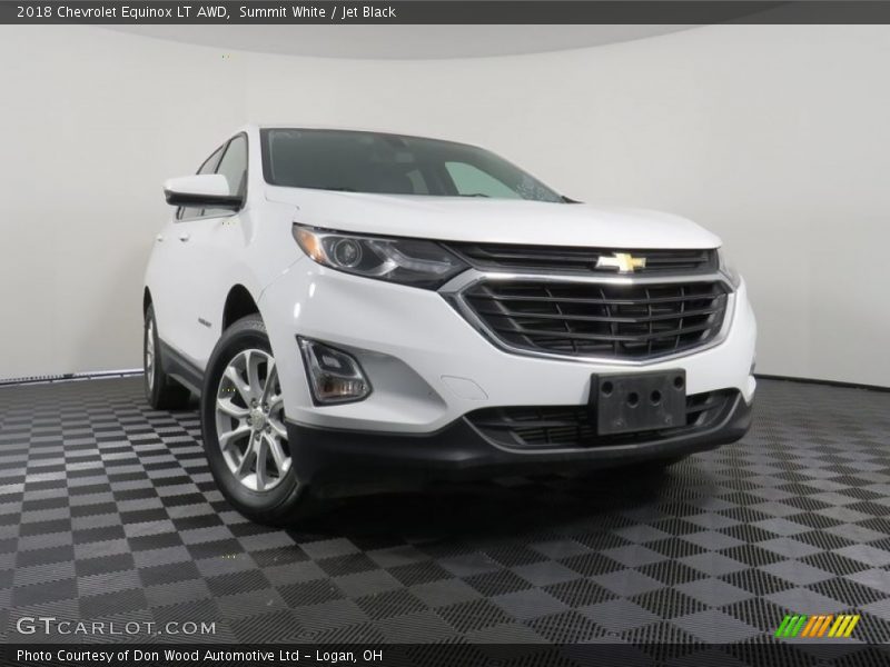 Summit White / Jet Black 2018 Chevrolet Equinox LT AWD