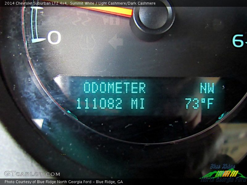 Summit White / Light Cashmere/Dark Cashmere 2014 Chevrolet Suburban LTZ 4x4