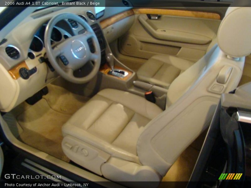 Brilliant Black / Beige 2006 Audi A4 1.8T Cabriolet