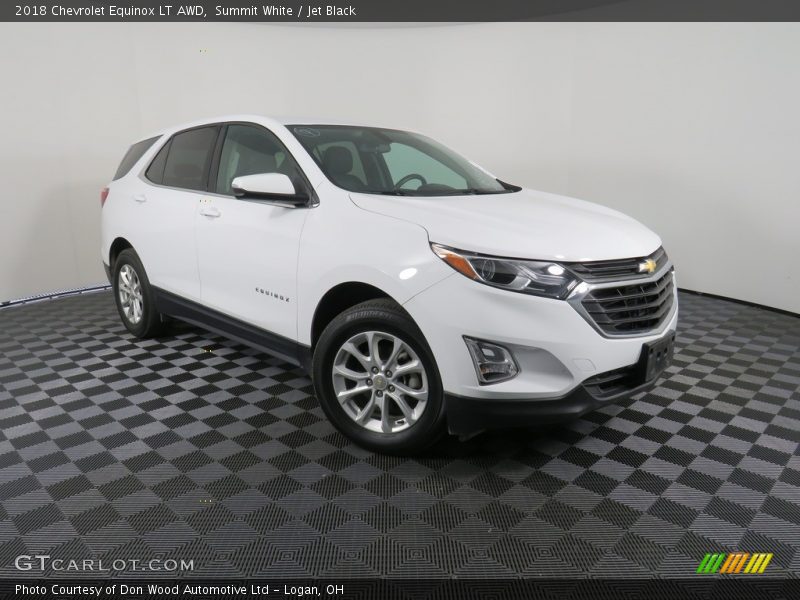 Summit White / Jet Black 2018 Chevrolet Equinox LT AWD