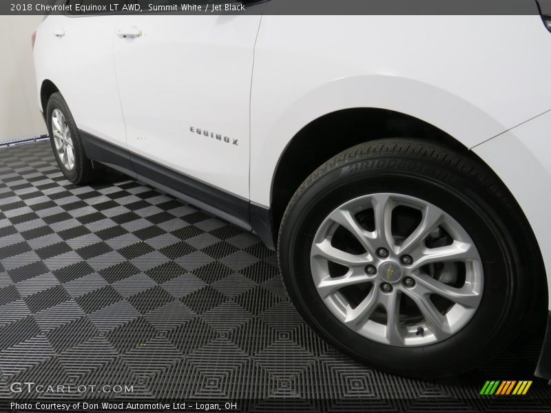 Summit White / Jet Black 2018 Chevrolet Equinox LT AWD