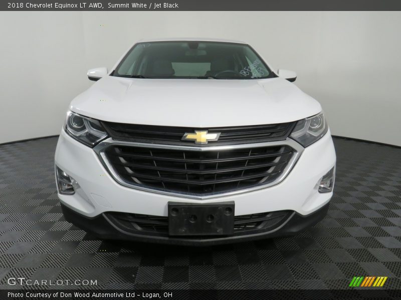 Summit White / Jet Black 2018 Chevrolet Equinox LT AWD