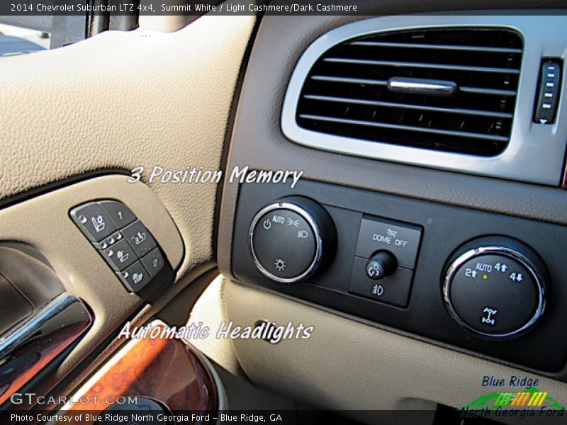 Summit White / Light Cashmere/Dark Cashmere 2014 Chevrolet Suburban LTZ 4x4
