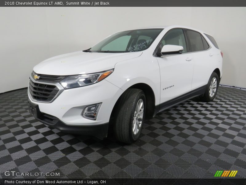 Summit White / Jet Black 2018 Chevrolet Equinox LT AWD