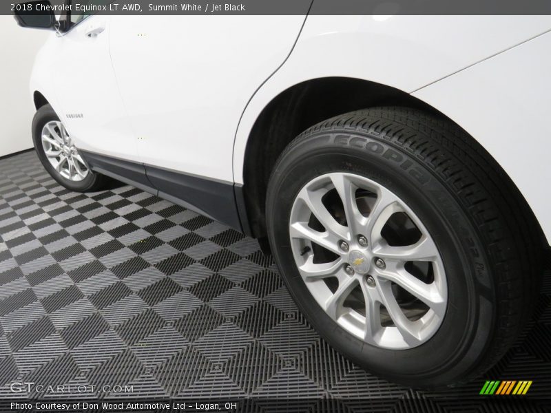 Summit White / Jet Black 2018 Chevrolet Equinox LT AWD