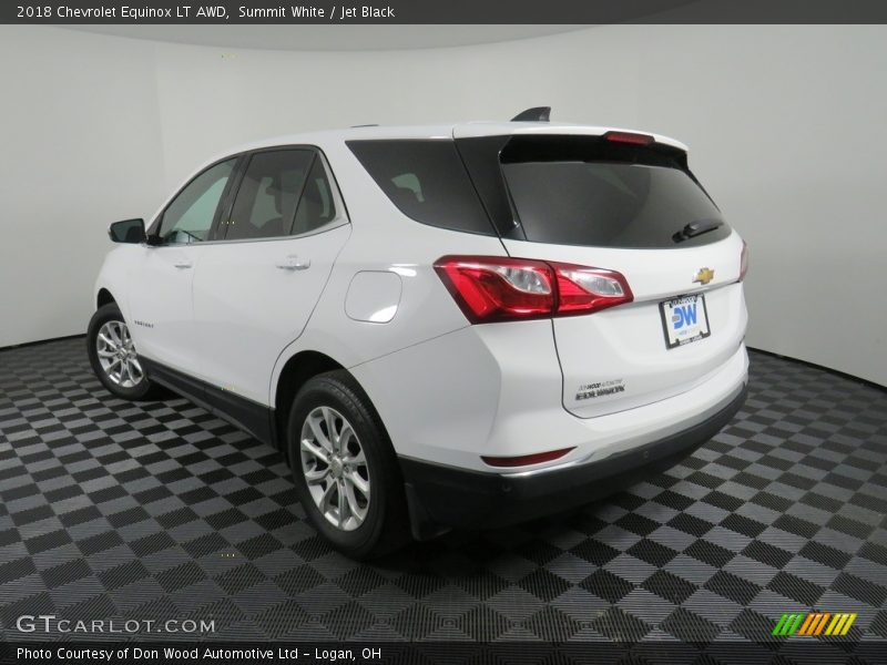 Summit White / Jet Black 2018 Chevrolet Equinox LT AWD