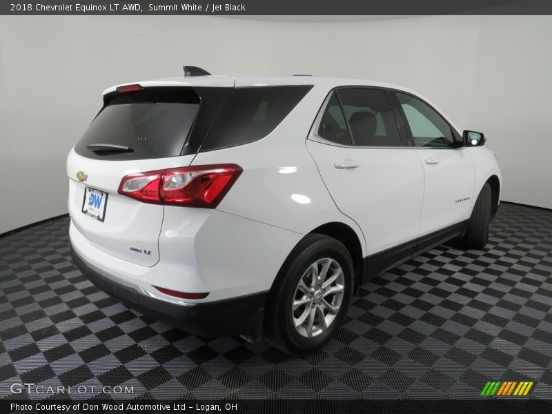 Summit White / Jet Black 2018 Chevrolet Equinox LT AWD