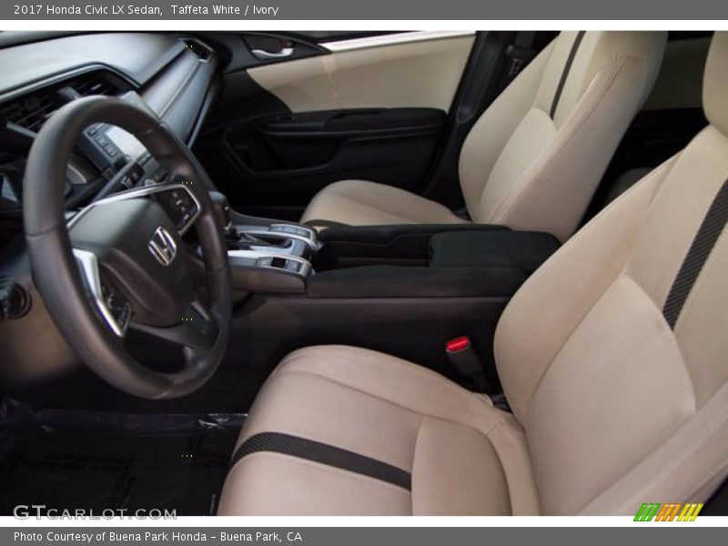 Taffeta White / Ivory 2017 Honda Civic LX Sedan