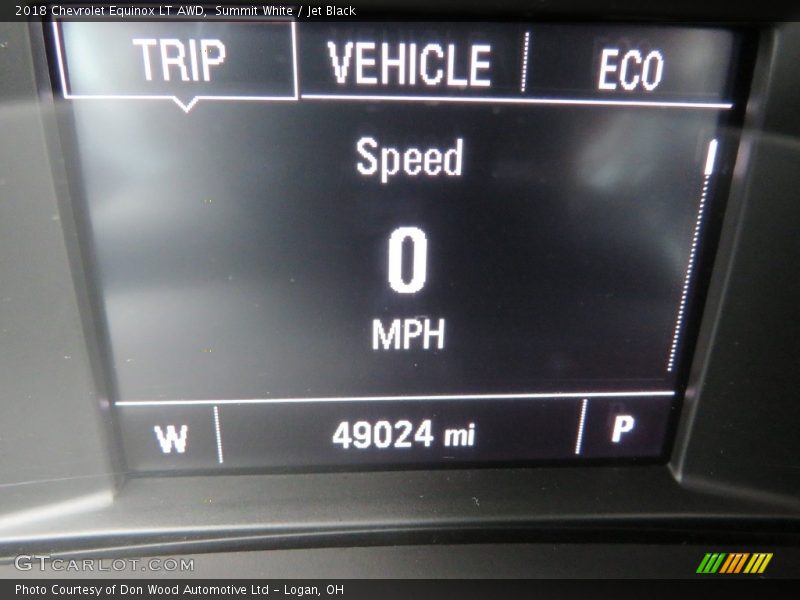 Summit White / Jet Black 2018 Chevrolet Equinox LT AWD