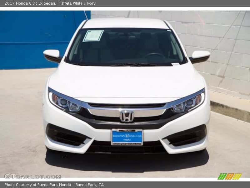Taffeta White / Ivory 2017 Honda Civic LX Sedan