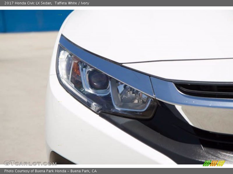 Taffeta White / Ivory 2017 Honda Civic LX Sedan