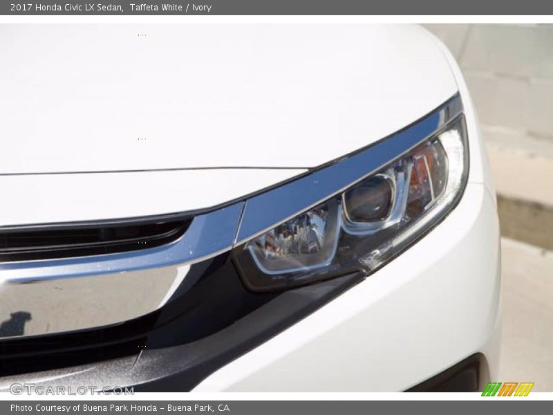 Taffeta White / Ivory 2017 Honda Civic LX Sedan