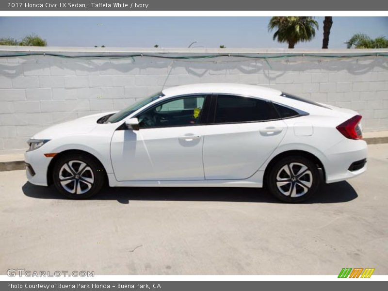 Taffeta White / Ivory 2017 Honda Civic LX Sedan