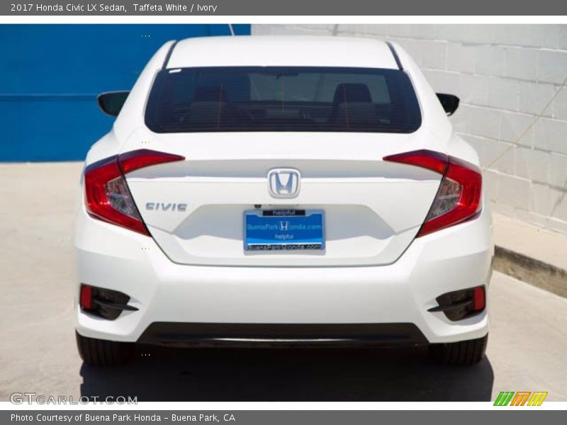 Taffeta White / Ivory 2017 Honda Civic LX Sedan
