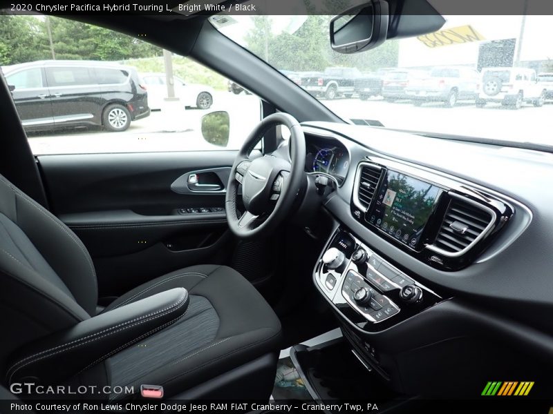 Bright White / Black 2020 Chrysler Pacifica Hybrid Touring L