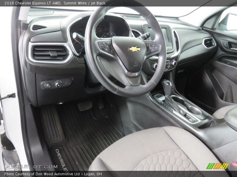 Summit White / Jet Black 2018 Chevrolet Equinox LT AWD