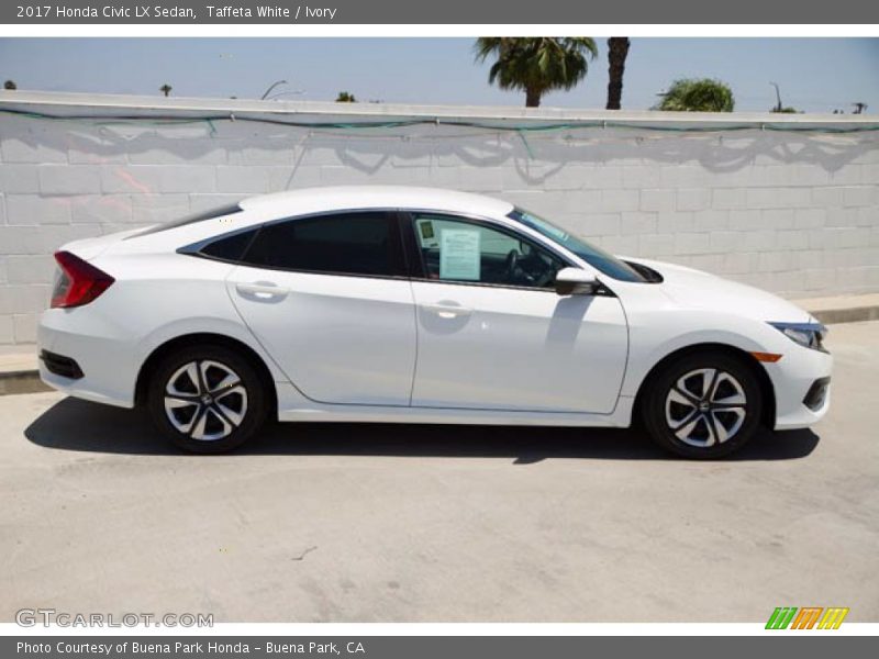 Taffeta White / Ivory 2017 Honda Civic LX Sedan