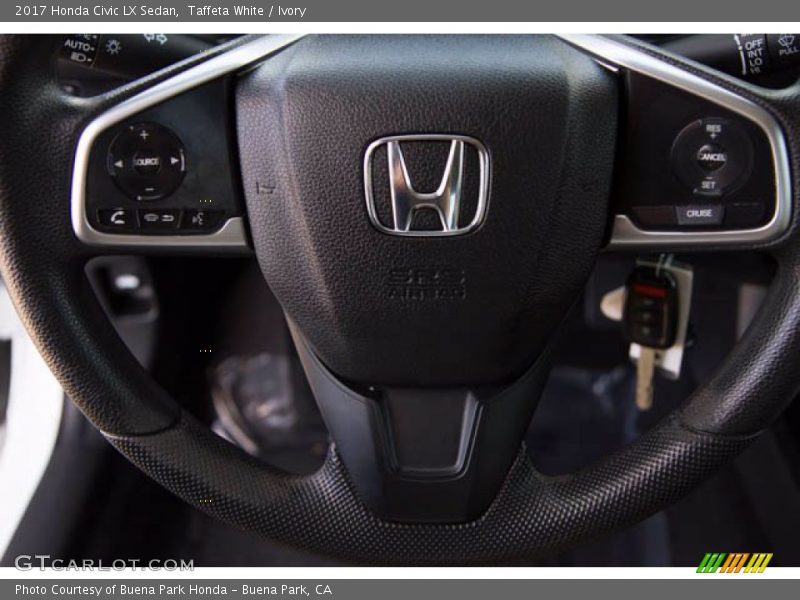 Taffeta White / Ivory 2017 Honda Civic LX Sedan