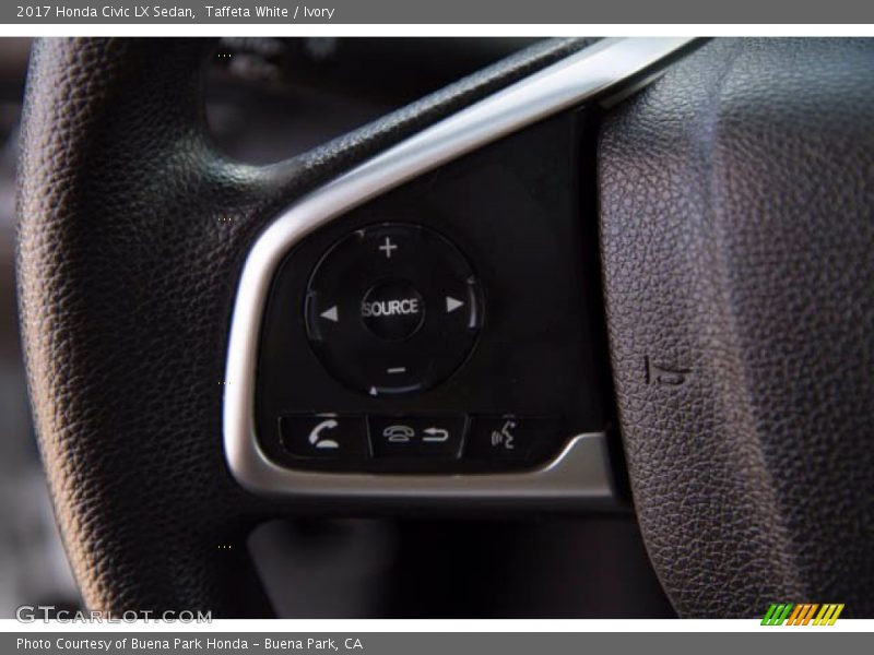 Taffeta White / Ivory 2017 Honda Civic LX Sedan