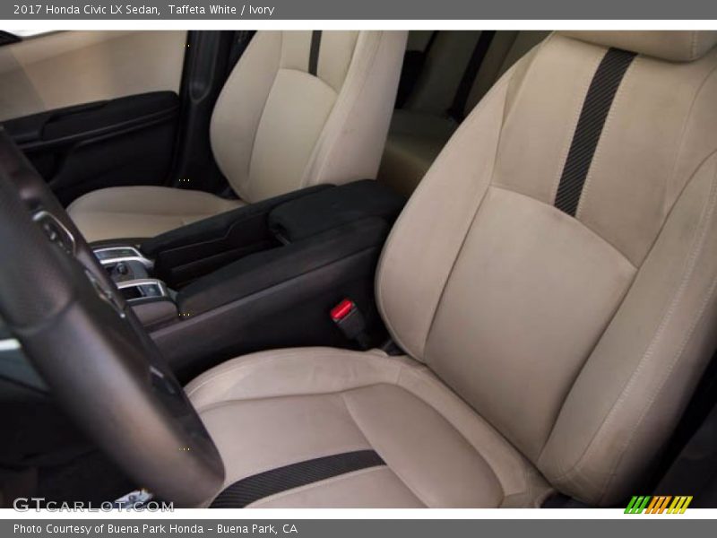 Taffeta White / Ivory 2017 Honda Civic LX Sedan