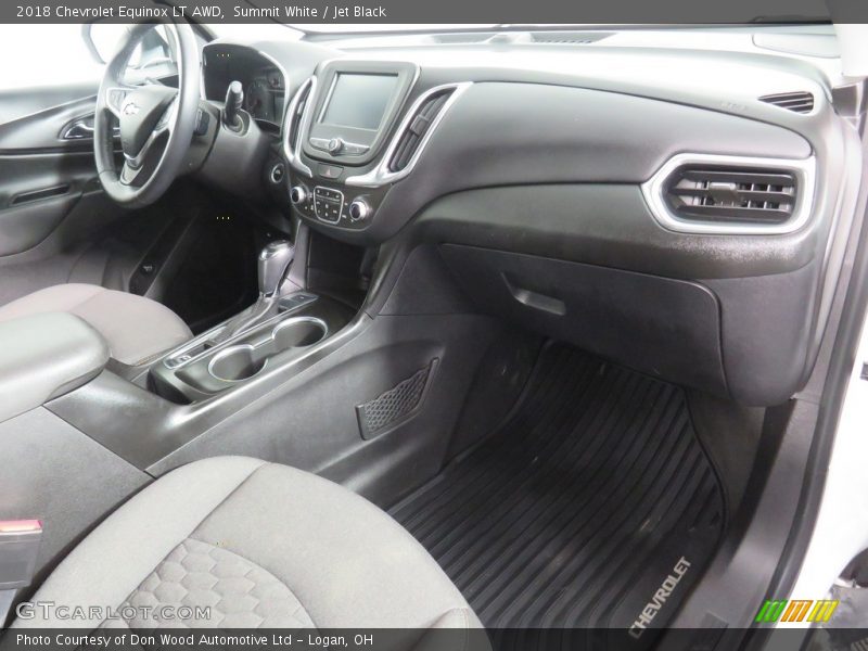 Summit White / Jet Black 2018 Chevrolet Equinox LT AWD
