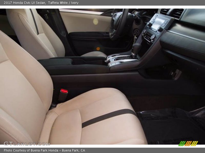 Taffeta White / Ivory 2017 Honda Civic LX Sedan